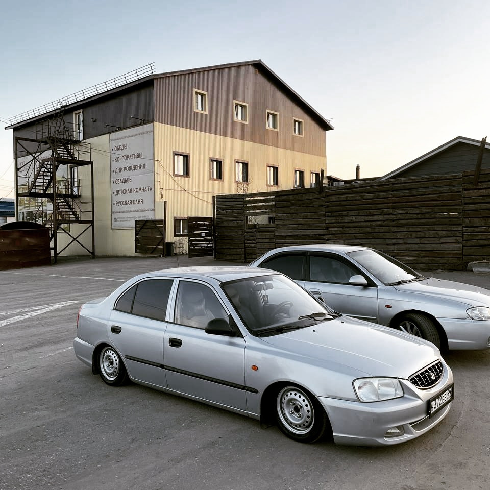 Свежий вид — Hyundai Accent (2G), 1,5 л, 2004 года | просто так | DRIVE2