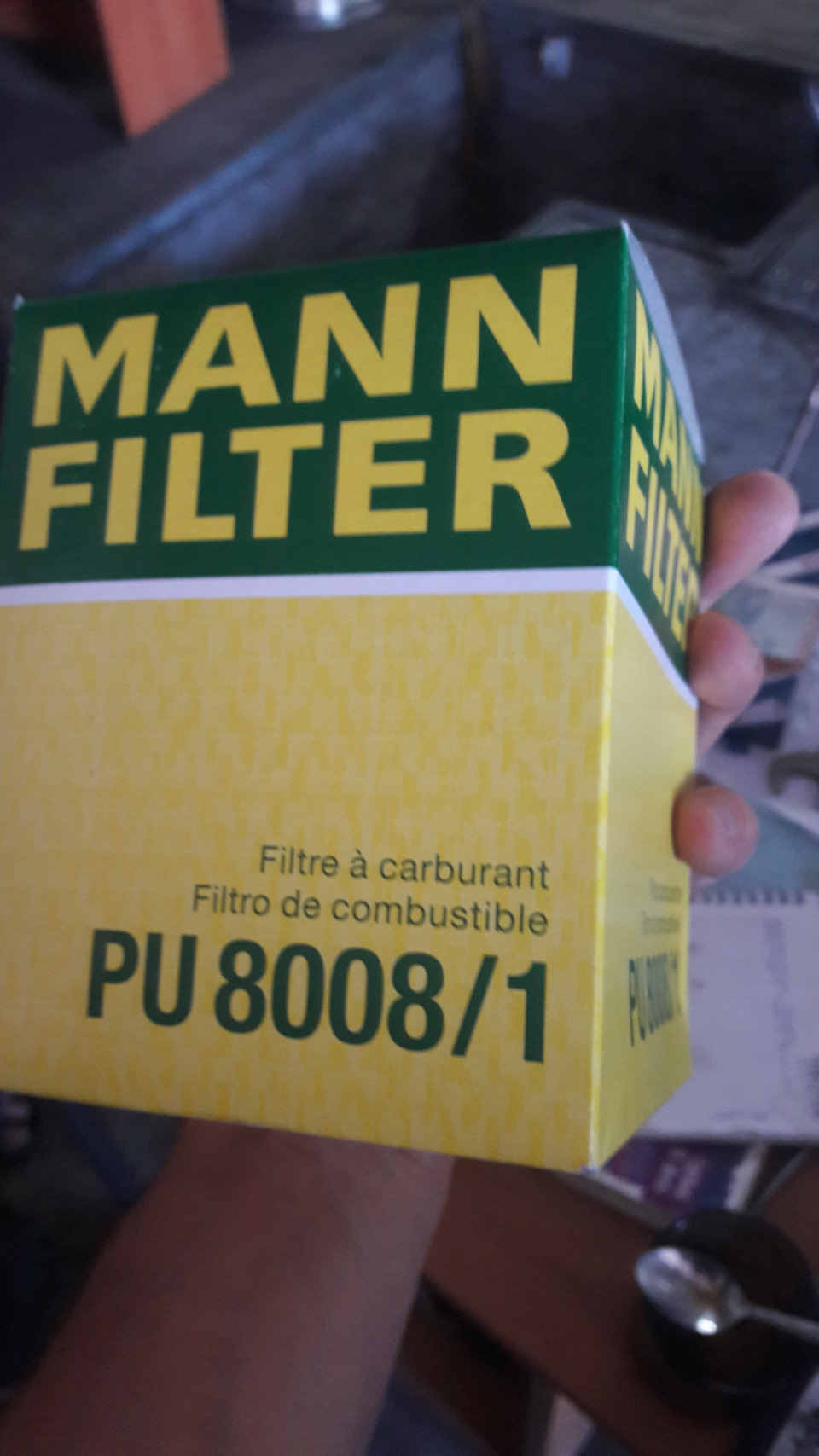 PU80081 Топливный фильтроэлемент без металлических частей MANN FILTER ...