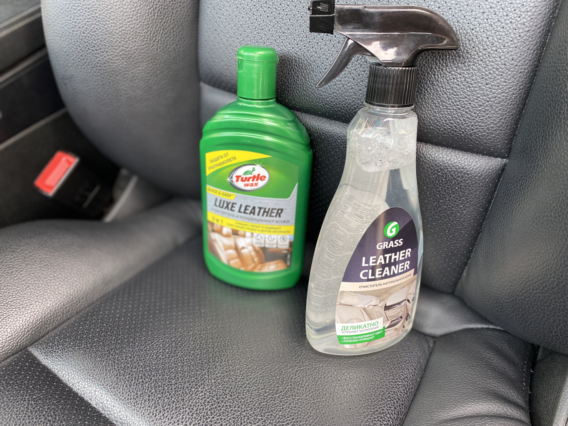 Тест средств по уходу за кожей TurtleWax и Grass — Mercedes-Benz GLK-Class  (X204), 2,2 л, 2013 года | своими руками | DRIVE2