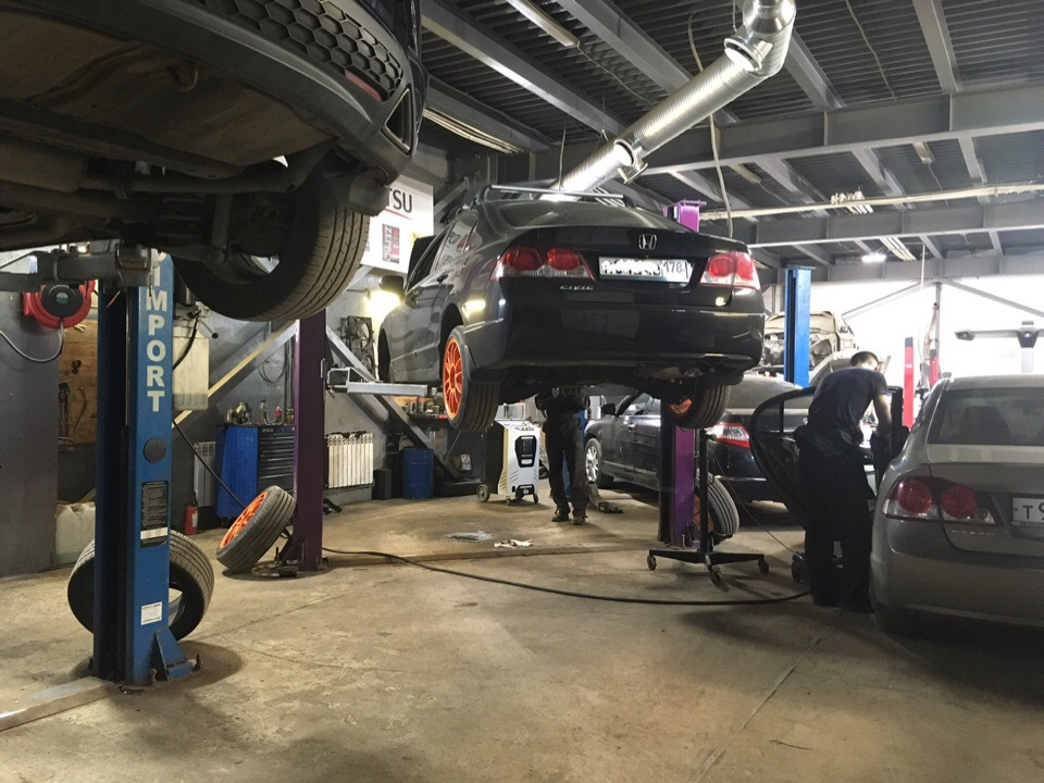 Развальные рычаги / развал / кондер / обслуга тормозов — Honda Civic 4D ...