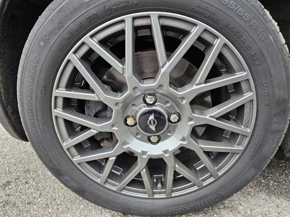 цо пе попки 17. Наклейки MINI на колпачки ЦО, OEM-антенна — MINI Cooper Mk II, 1,6 л,  2007 года | колёсные диски | DRIVE2