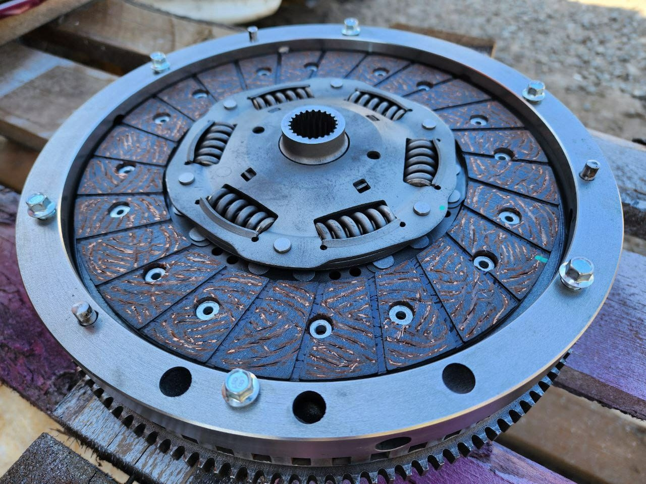 Одномассовое сцепление — Audi A6 (C5), 2,7 л, 2000 года | тюнинг | DRIVE2