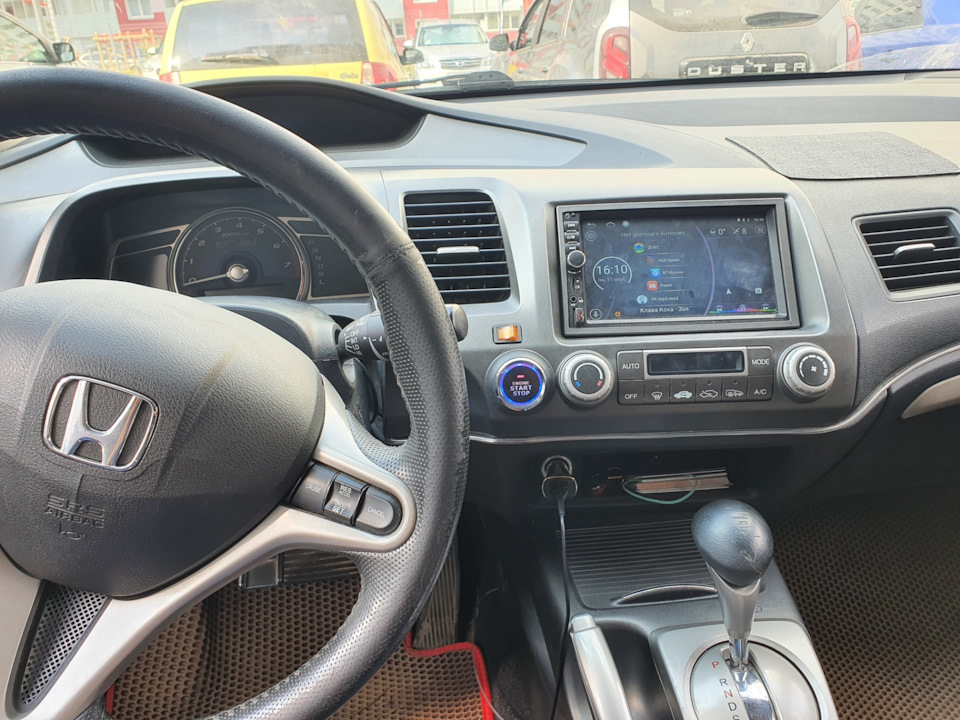 Установка сигнализации с автозапуском старт стоп Цивик гибрид — DRIVE2