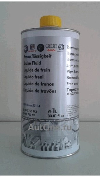 B000750M3 Жидкость тормозная 1L DOT4 / VAG | Запчасти на DRIVE2
