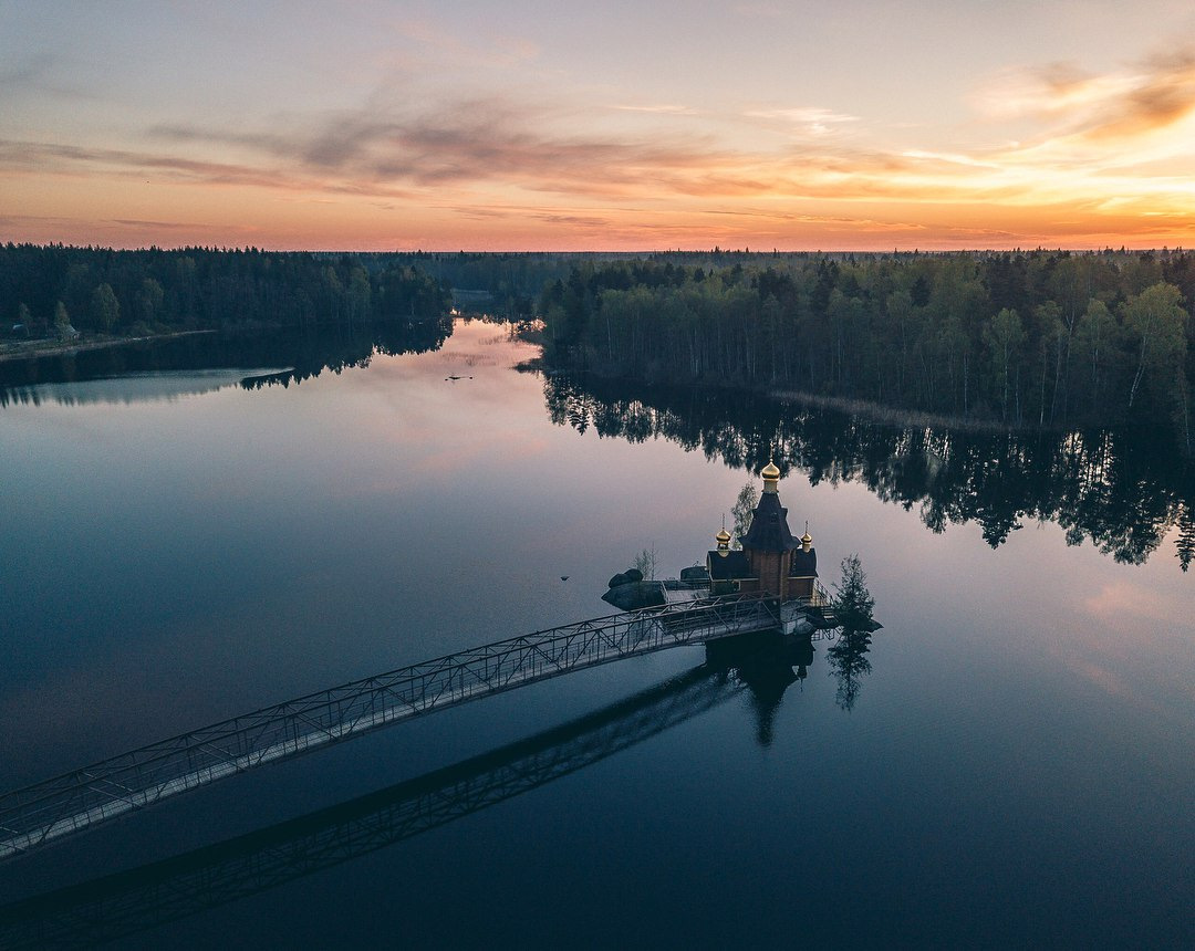 Вуокса река мостки