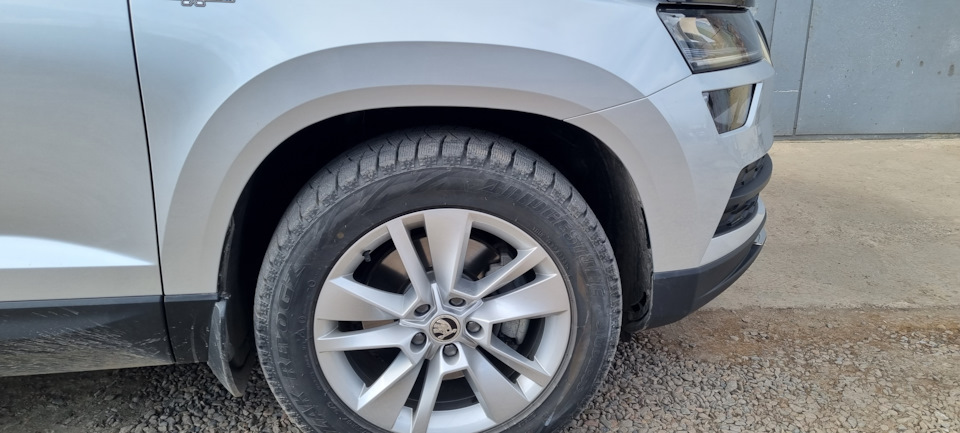 Накладки на арки, как оно должно быть с завода! — Skoda Karoq, 1,4 л ...