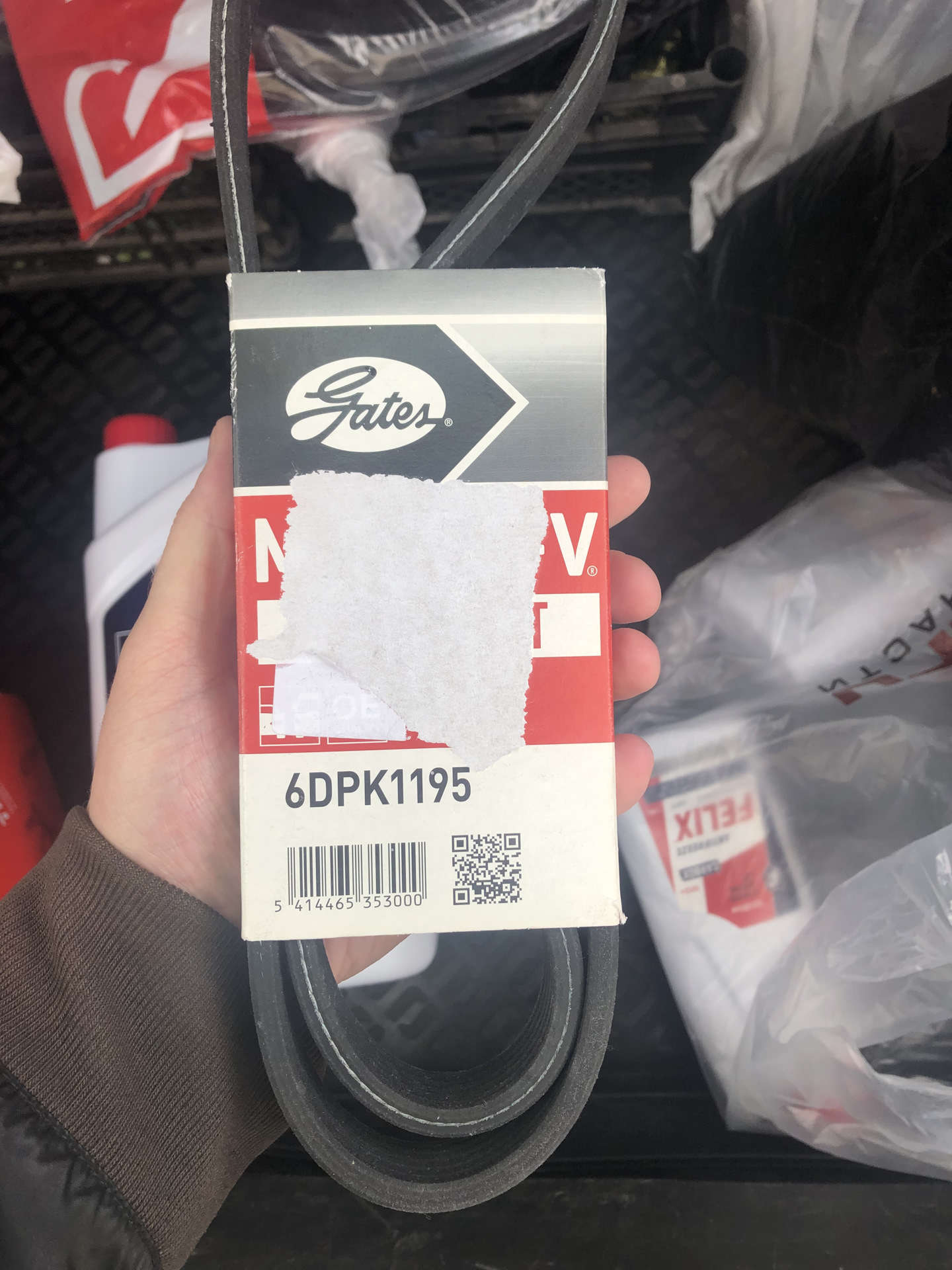 Замена ремня навесного оборудования — Skoda Octavia A4 Mk1, 1,8 л, 2008 ...