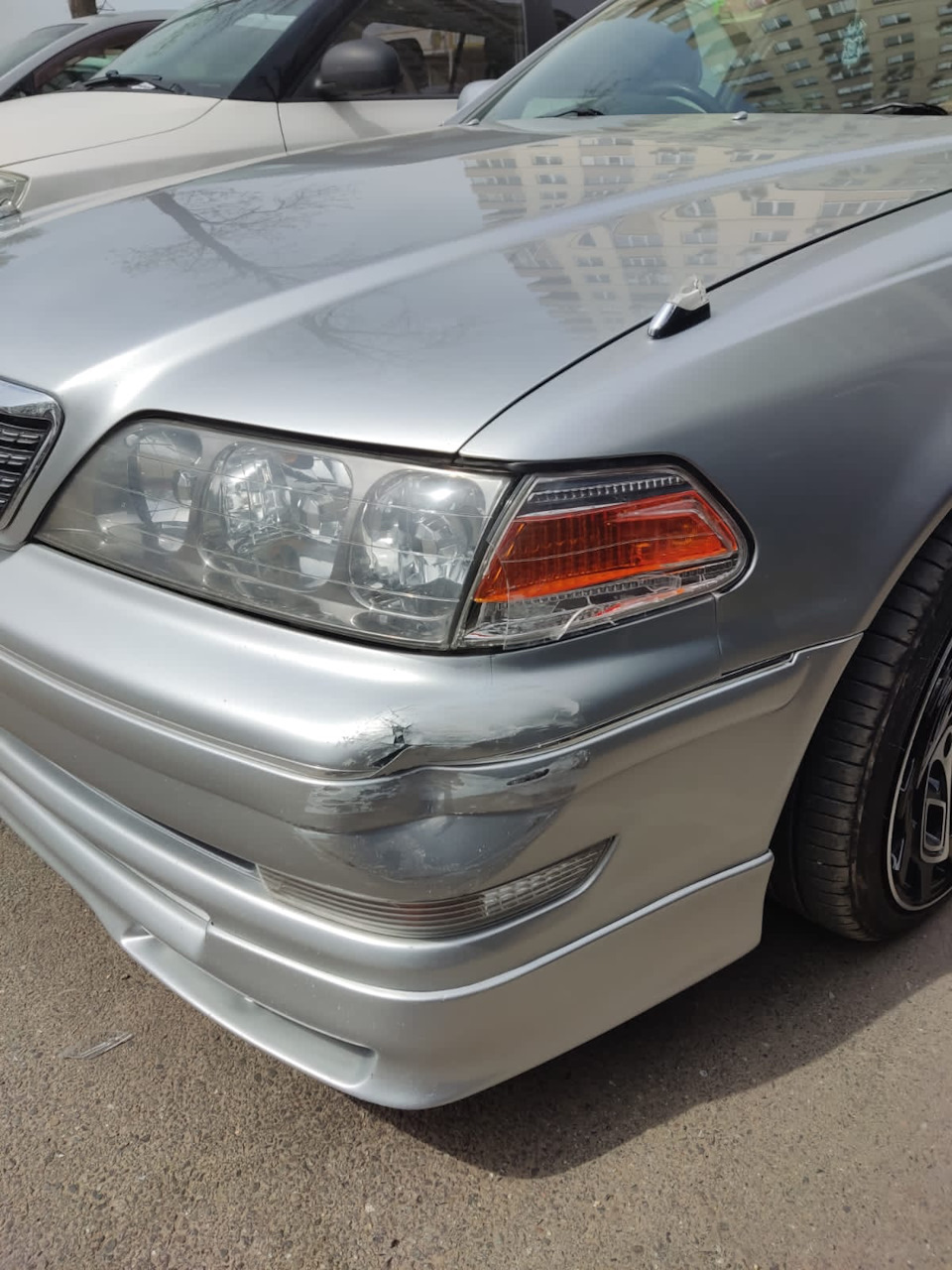 Обидное ДТП — Toyota Mark II (100), 2,5 л, 1997 года | ДТП | DRIVE2