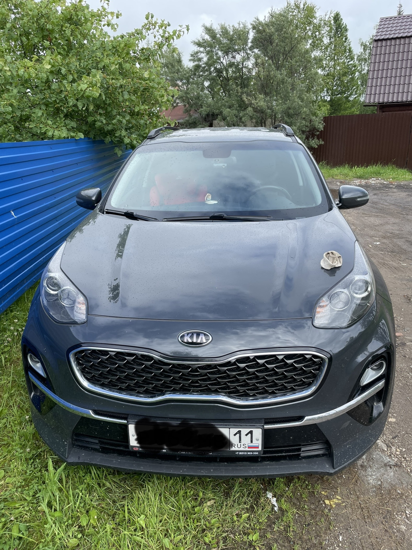 Рейлинги АПС — KIA Sportage (4G), 2 л, 2018 года | аксессуары | DRIVE2