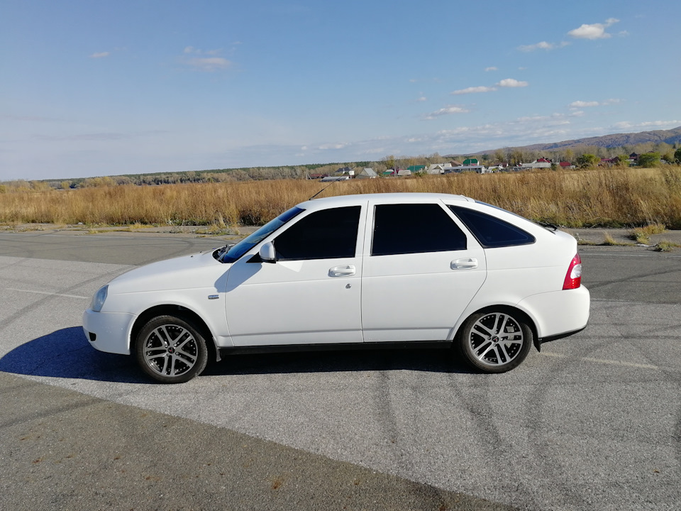 Рельсы R15 на Приору хетч — Lada Приора хэтчбек, 1,6 л, 2015 года ...
