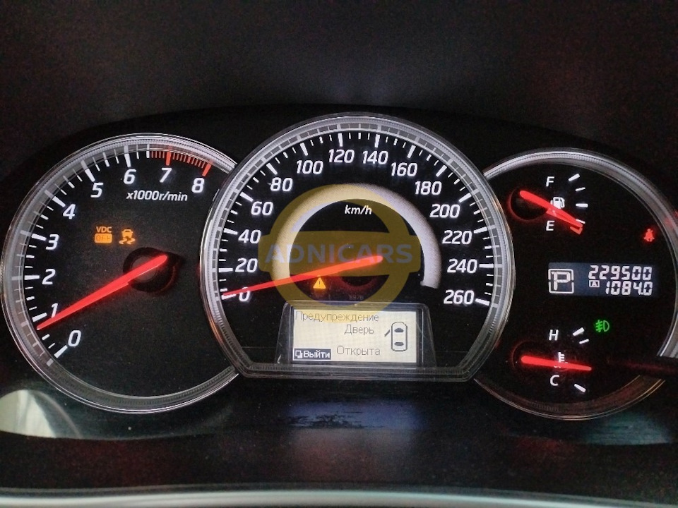 Nissan Teana: Ошибка по стабилизации (VDC) на приборной панели — DRIVE2