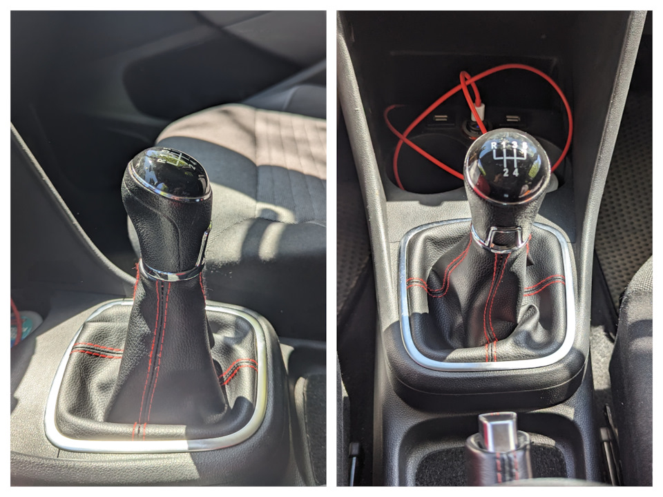 #104 — Новая "кожа" для ручки МКПП — Volkswagen Polo Hatchback Mk5, 1,6 ...