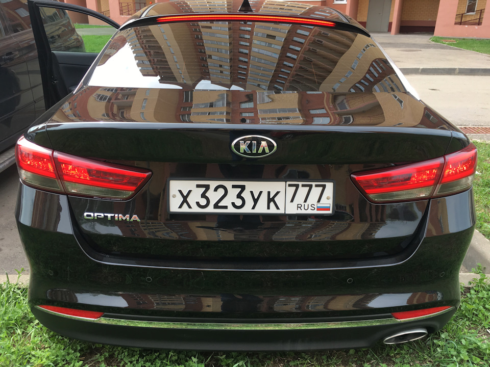 Kia Optima 4 спойлер