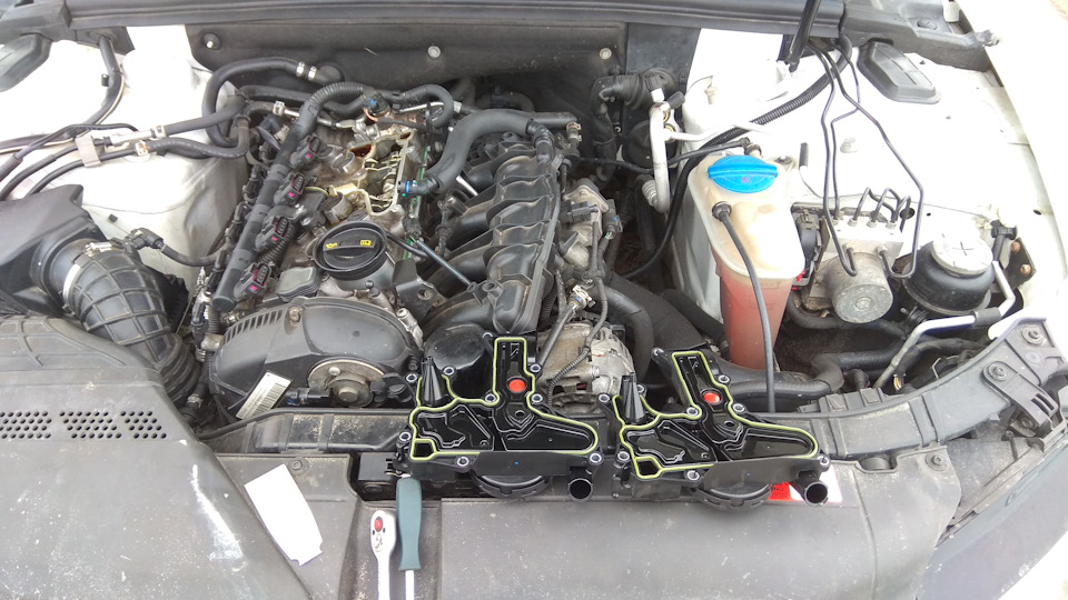 Как проверить маслоотделитель ауди