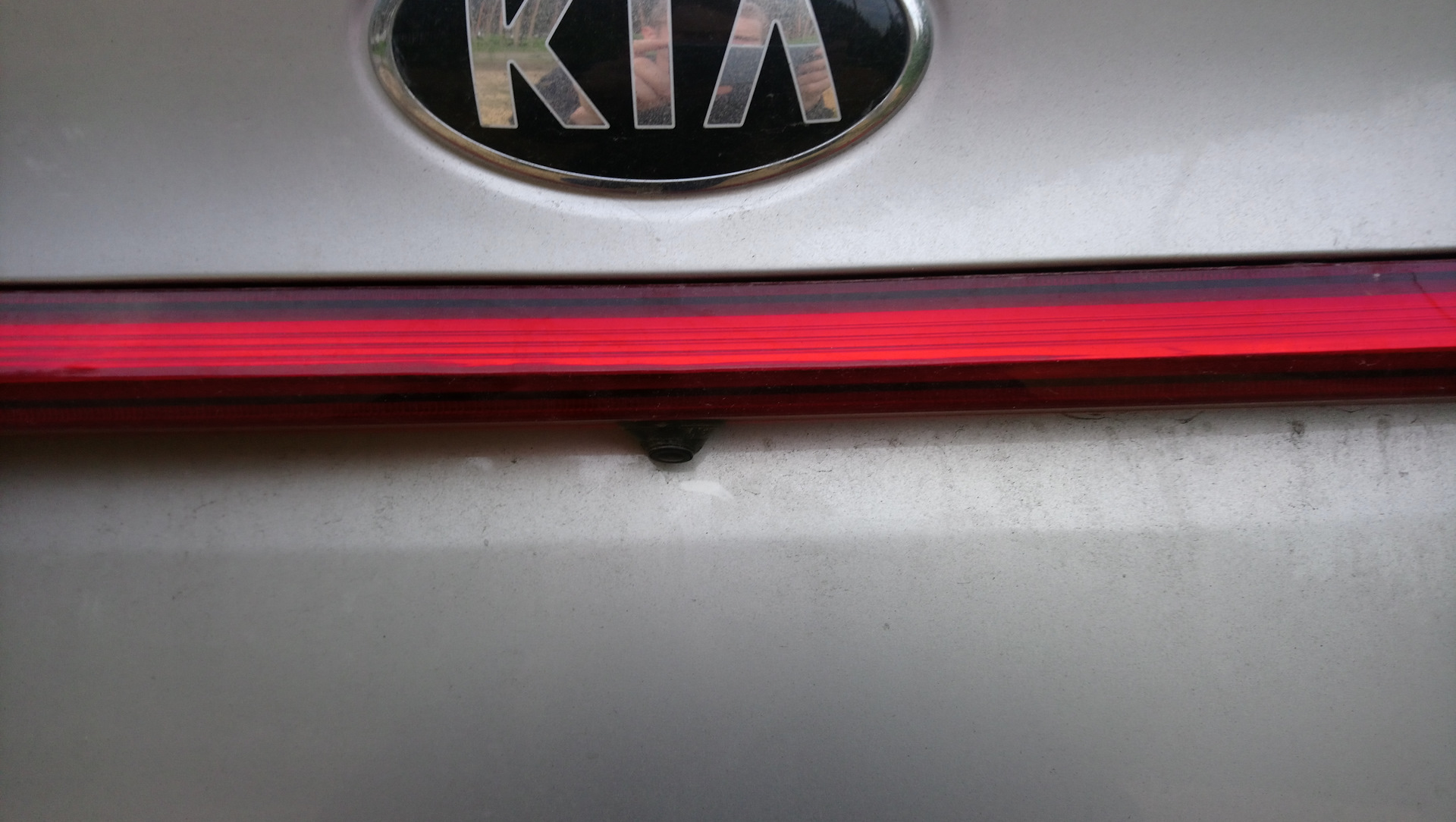 камера заднего вида kia rio