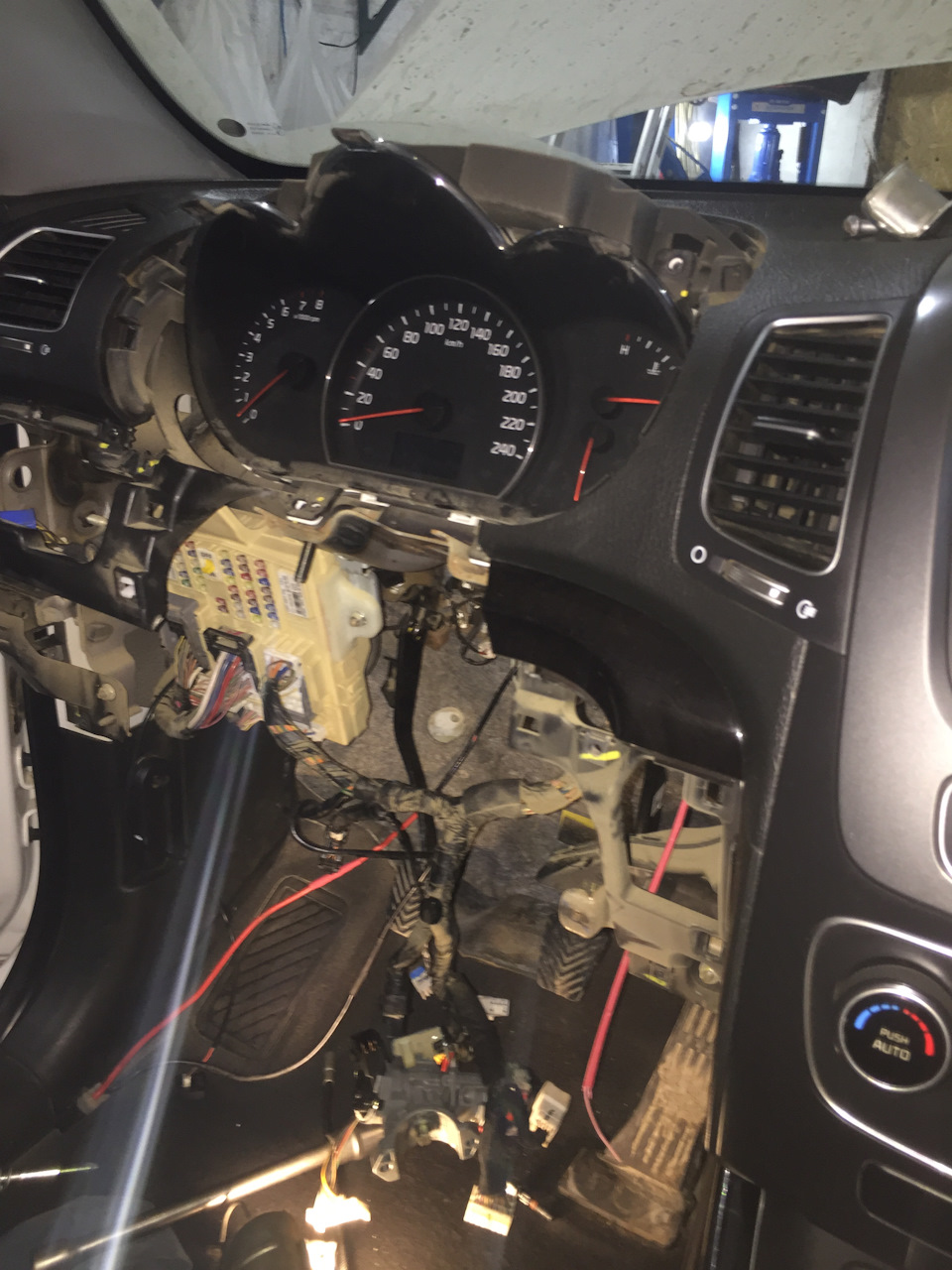 11# Замена ГУР на ЭУР, часть-2 (установка). — KIA Sorento (2G), 2,4 л ...