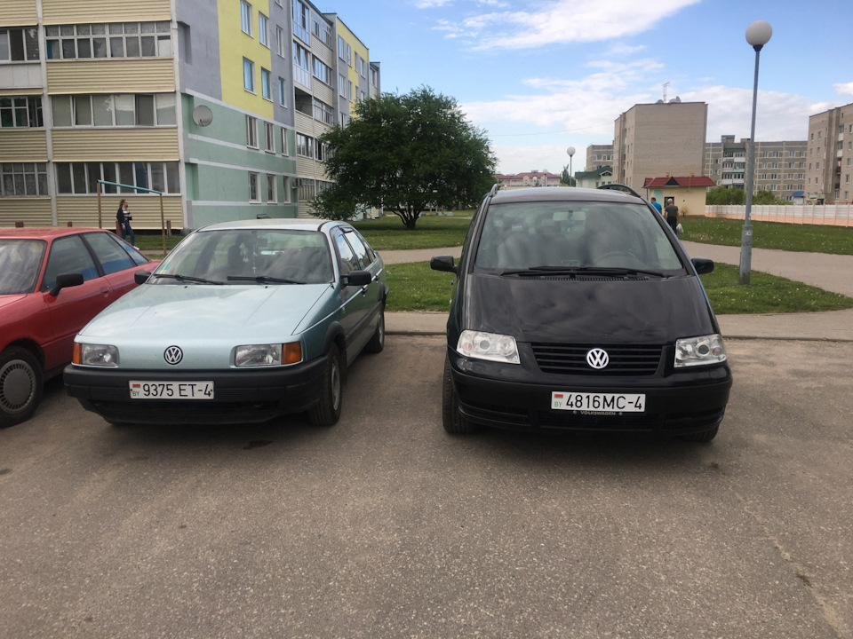 Чистка геометрии на шаране — Volkswagen Sharan (1G), 1,9 л, 2002 года ...