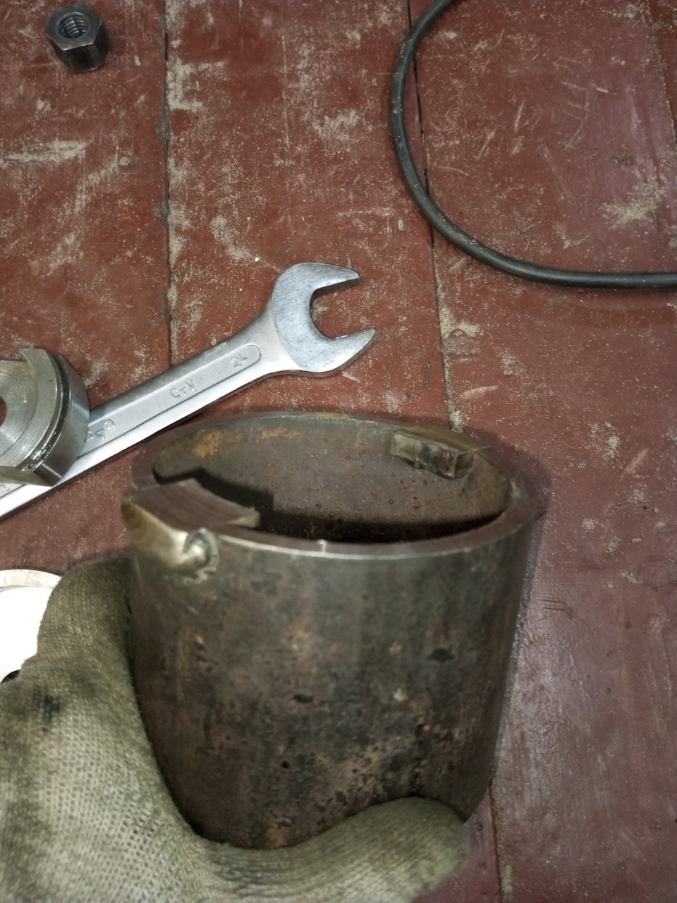 Капролоновые сайлентблоки, съемник, чертеж — BMW 5 series (E39), 3 л ...