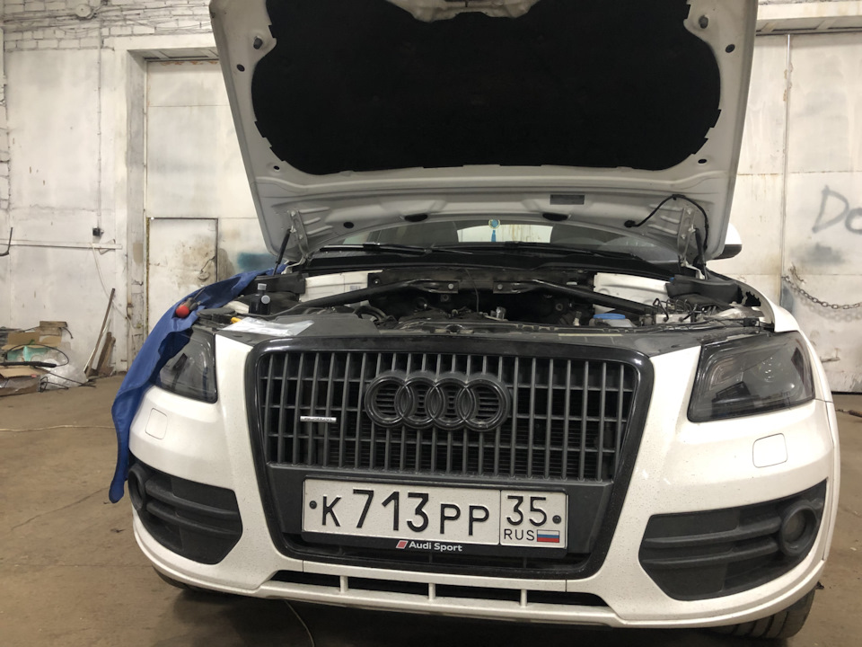 Установка отопителя Бинар-5S дизель! — Audi Q5 (1G), 2 л, 2010 года ...