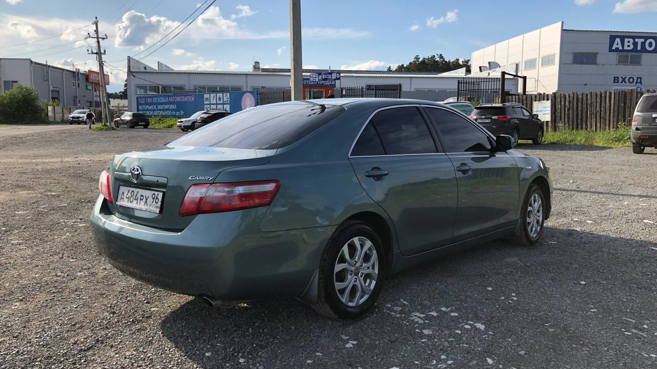 Toyota Camry (XV40) 2.4 бензиновый 2007 | Цвет морской волны на DRIVE2