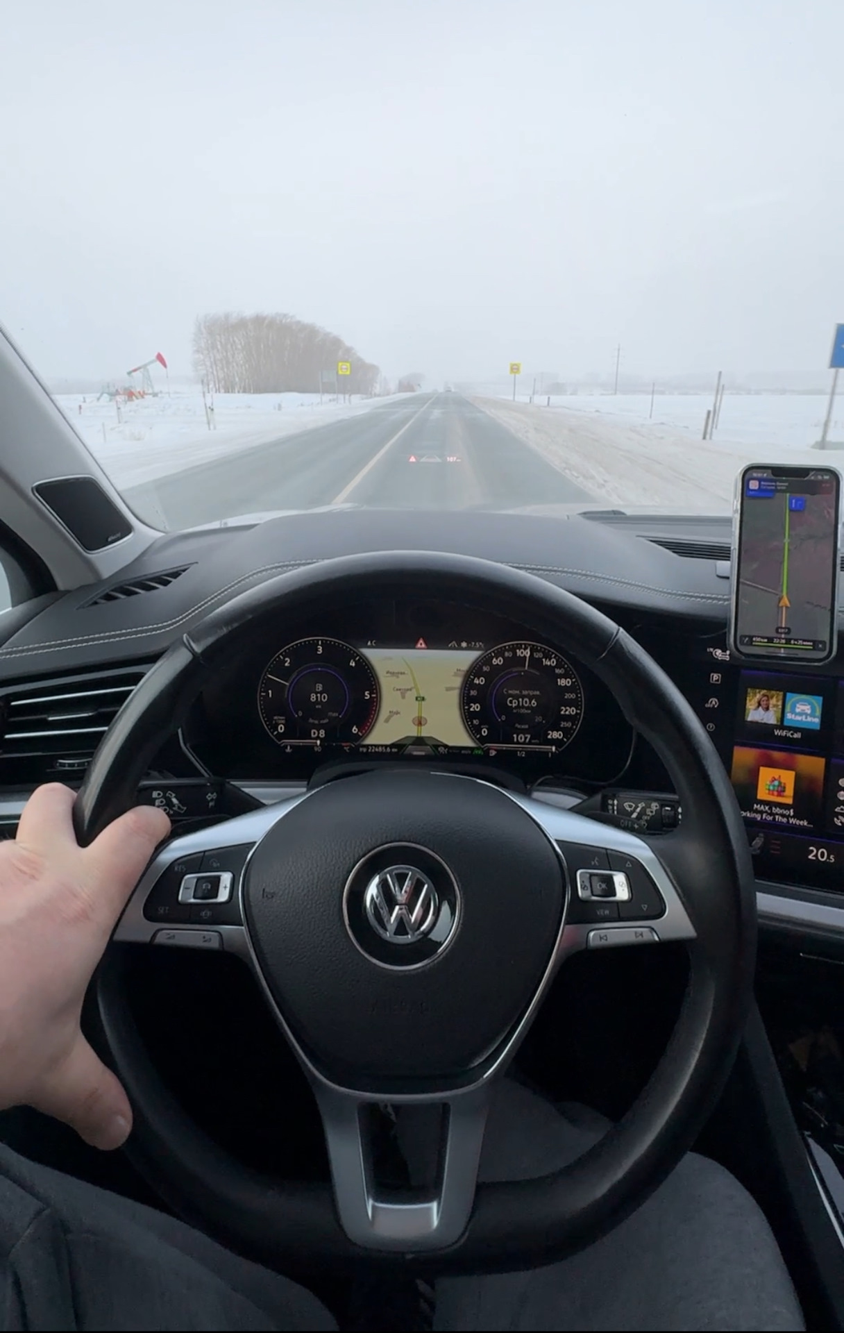 Поездка Уфа — Минск на новгодние каникулы — Volkswagen Touareg (3G), 3 л,  2018 года | путешествие | DRIVE2