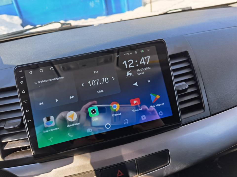 Магнитола TEYES SPRO PLUS — Mitsubishi Lancer X, 1,5 л, 2008 года