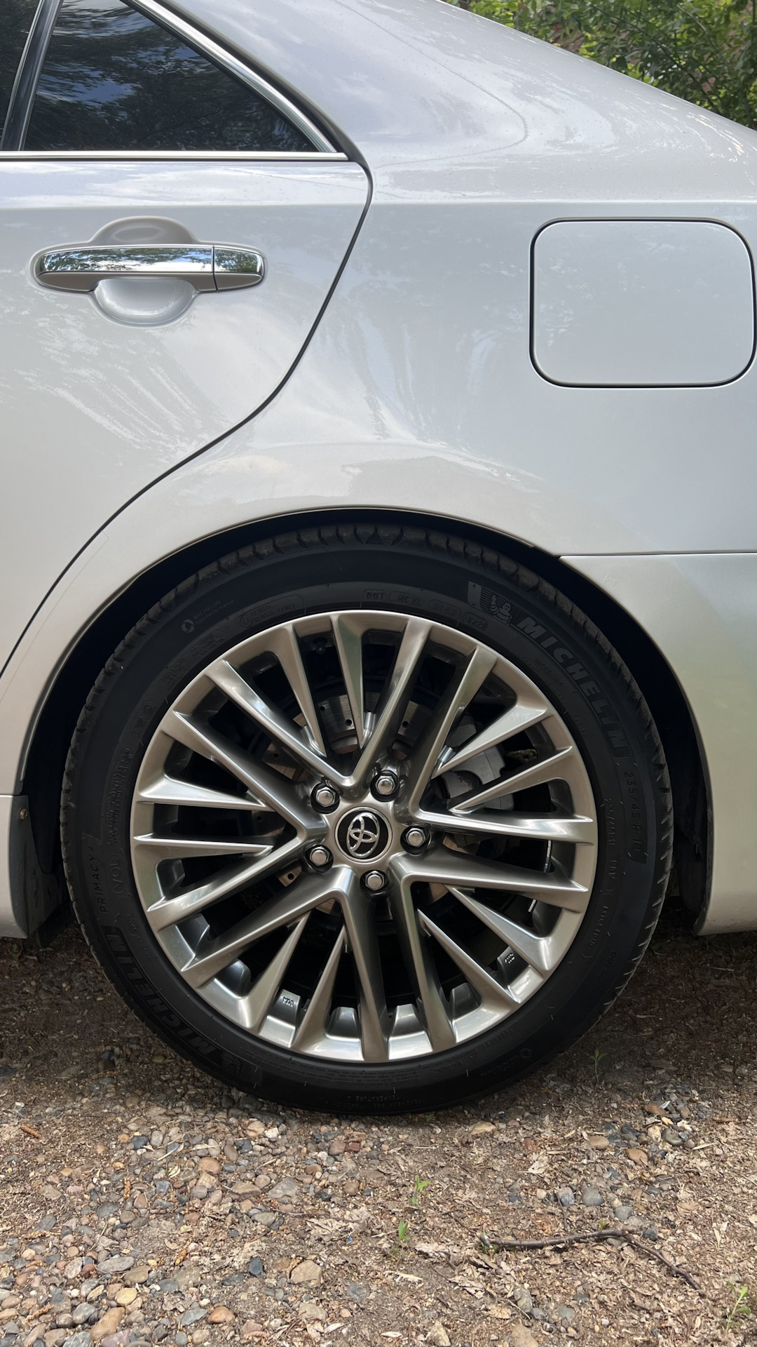 17. Диски Lexus Es R18 + Michelin Primacy 4 235/45 — Toyota Camry (XV50 ...