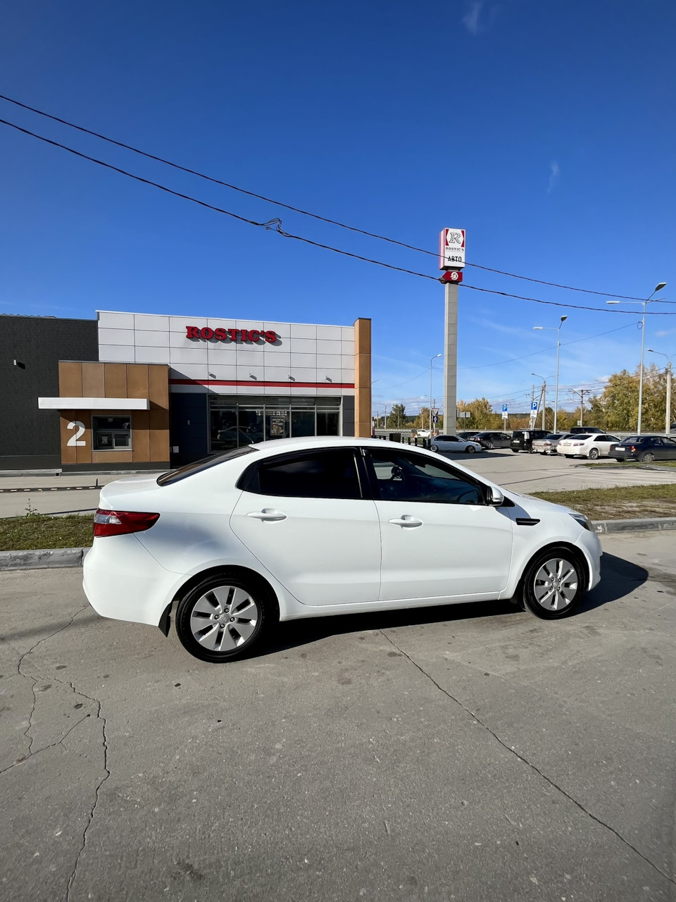 Первое фото в дороге. Всё очень нравится! — KIA Rio (3G)