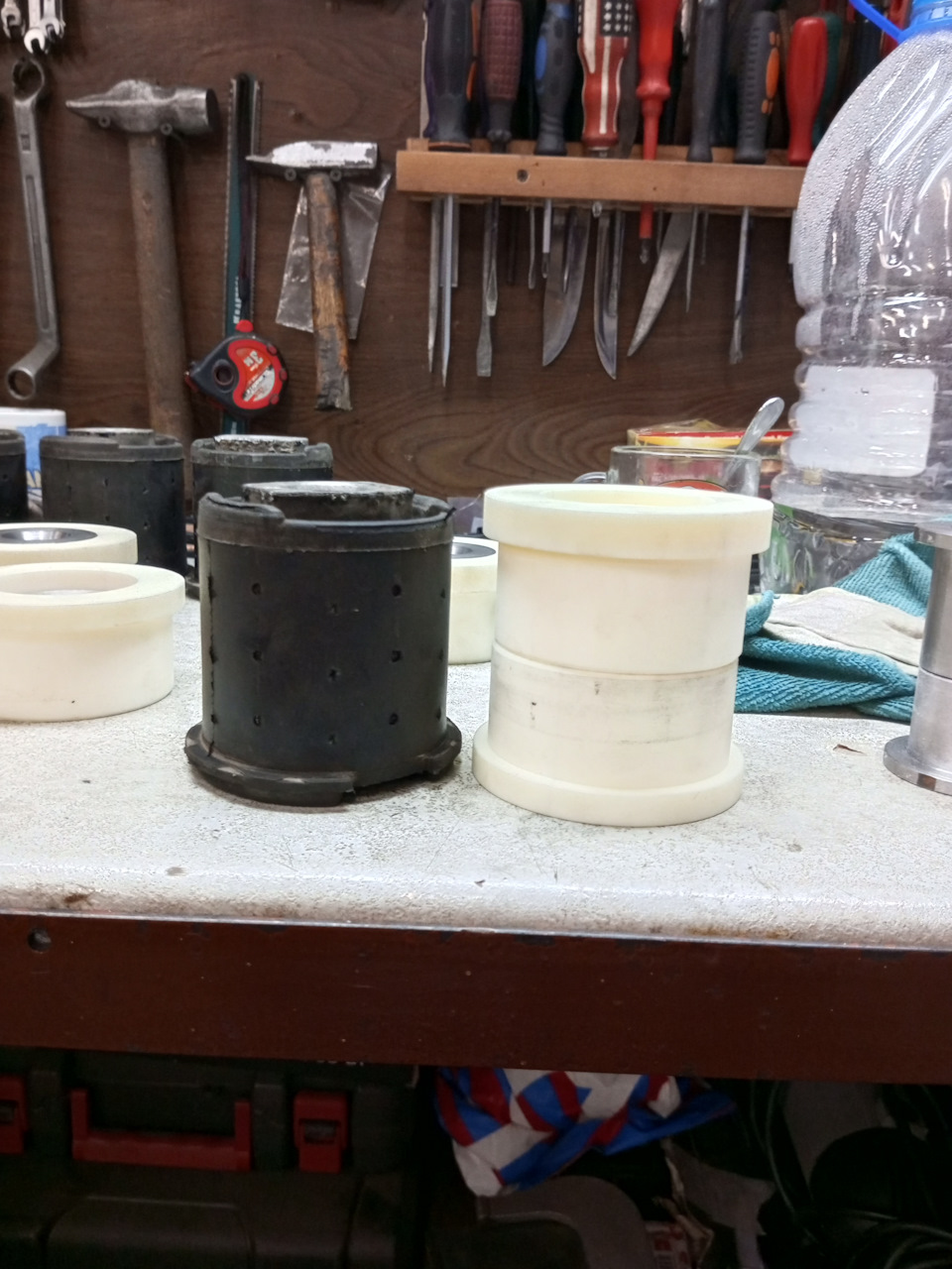 Капролоновые сайлентблоки, съемник, чертеж — BMW 5 series (E39), 3 л ...