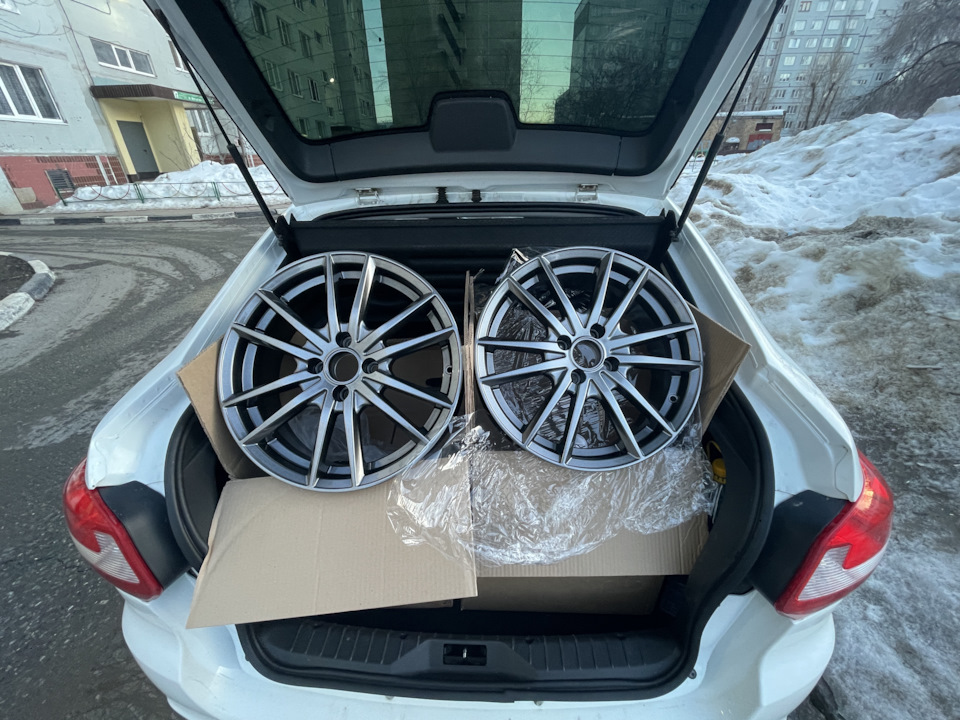 Лето на 16-х или X'trike X-129 16x6.5 — Lada Гранта Лифтбек (2-е ...