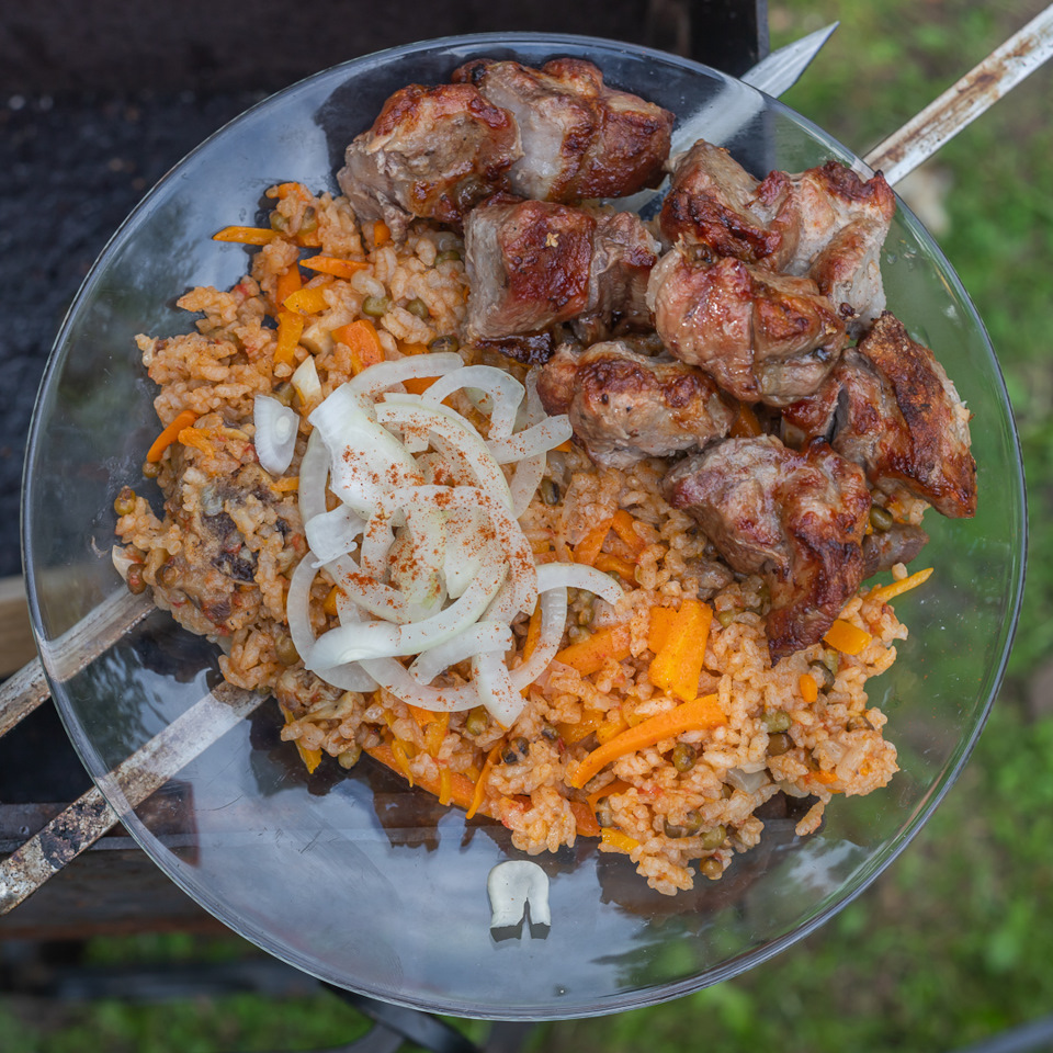 Провожаем лето достойно. Мясом. Шавля с машем и бараниной и шашлычок  впридачу — Сообщество «Вкусно жрать» на DRIVE2