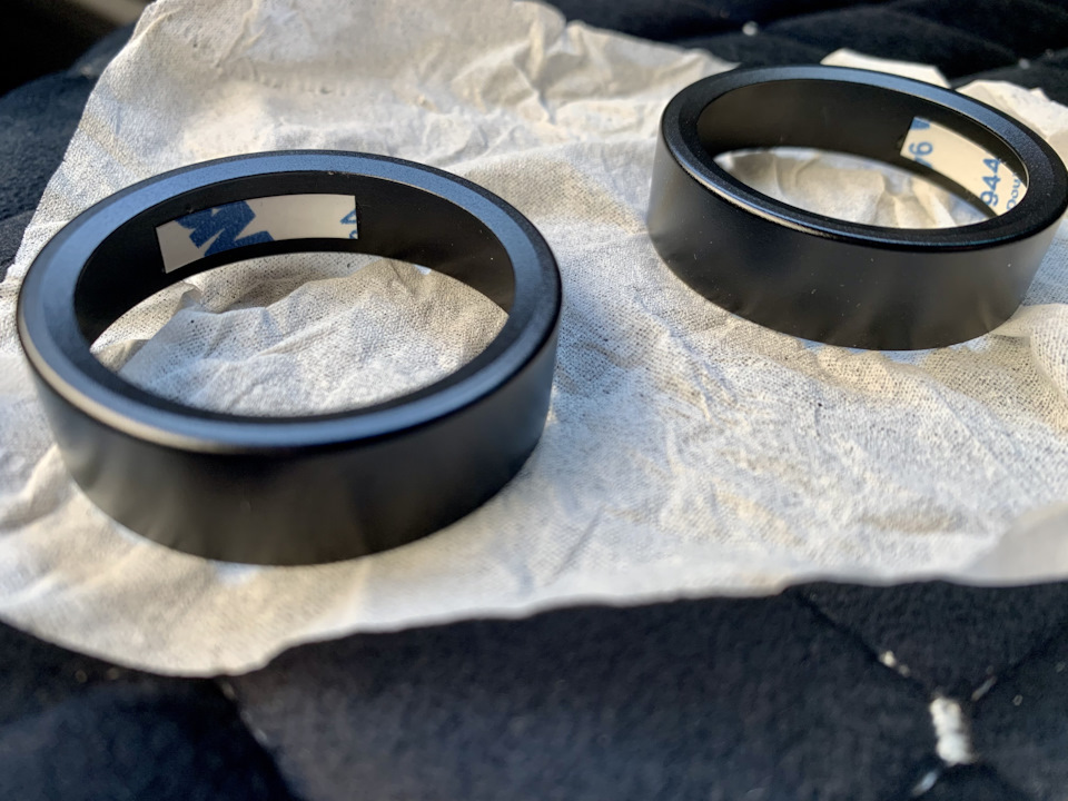 21. Декоративные алюминиевые кольца на крутилки блока климата. — Lada ...