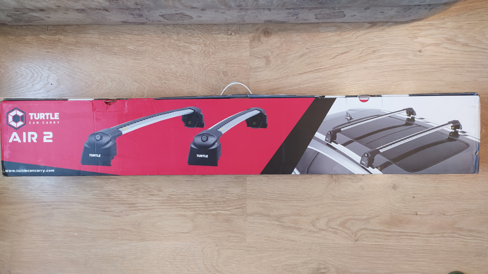 Дуги идут в картонной коробке с ручкой для переноски. Это удобно, в т.ч. для хранения. — Mitsubishi Pajero Sport (3G)