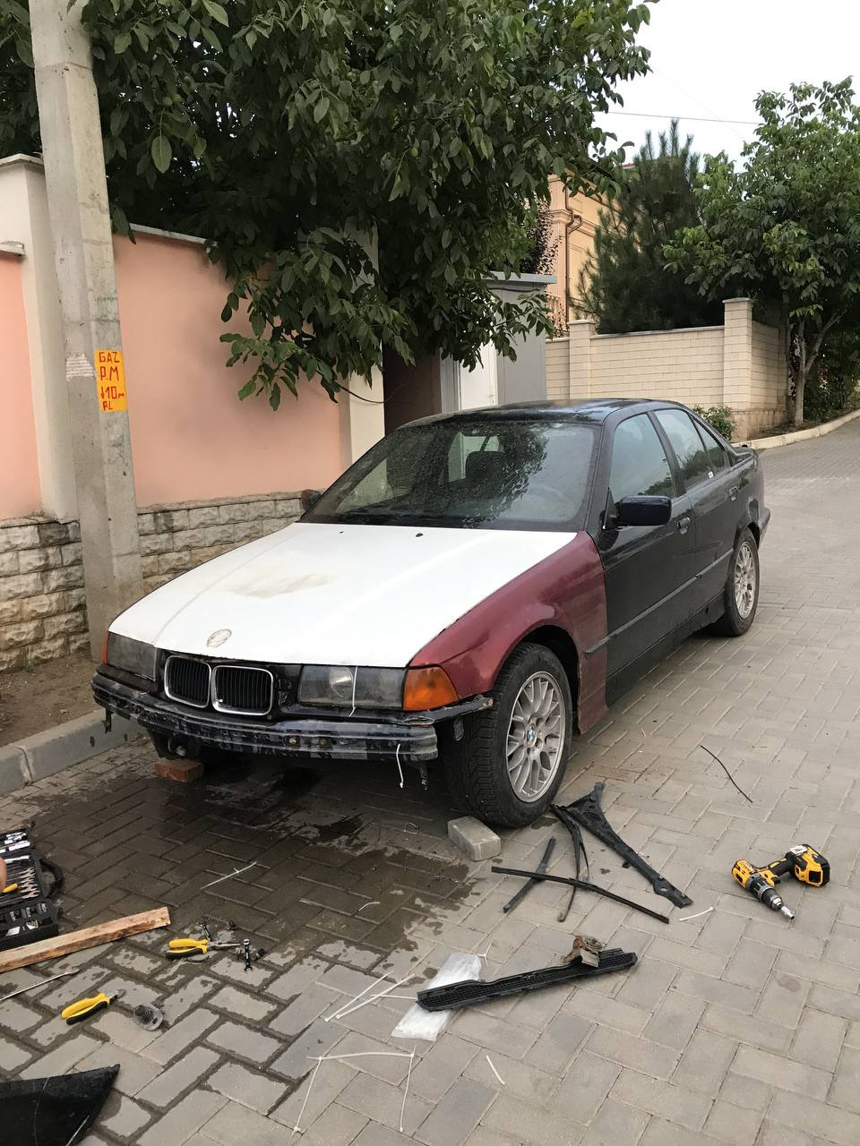 Собрали переднюю часть автомобиля — BMW 3 series (E36), 1,6 л, 1991 года |  запчасти | DRIVE2