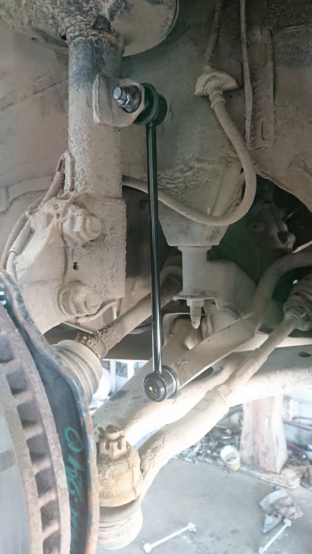 Втулки стаба + передние линьки — Toyota Caldina (241), 1,8 л, 2007 года ...