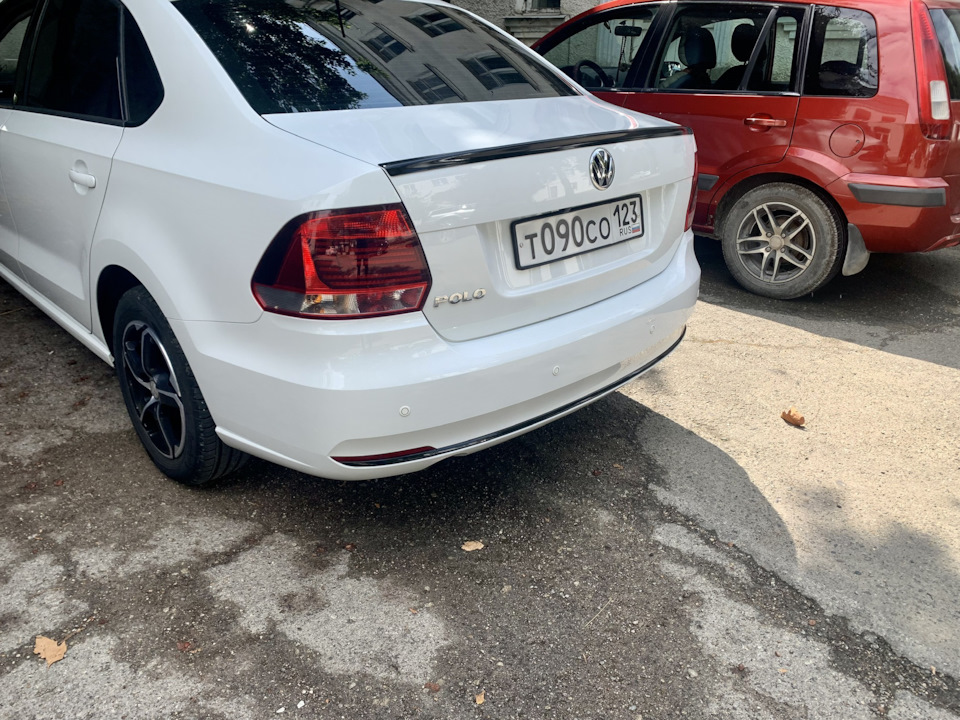 Спойлер крышки багажника Volkswagen Polo sedan 2011-2019 — Volkswagen ...