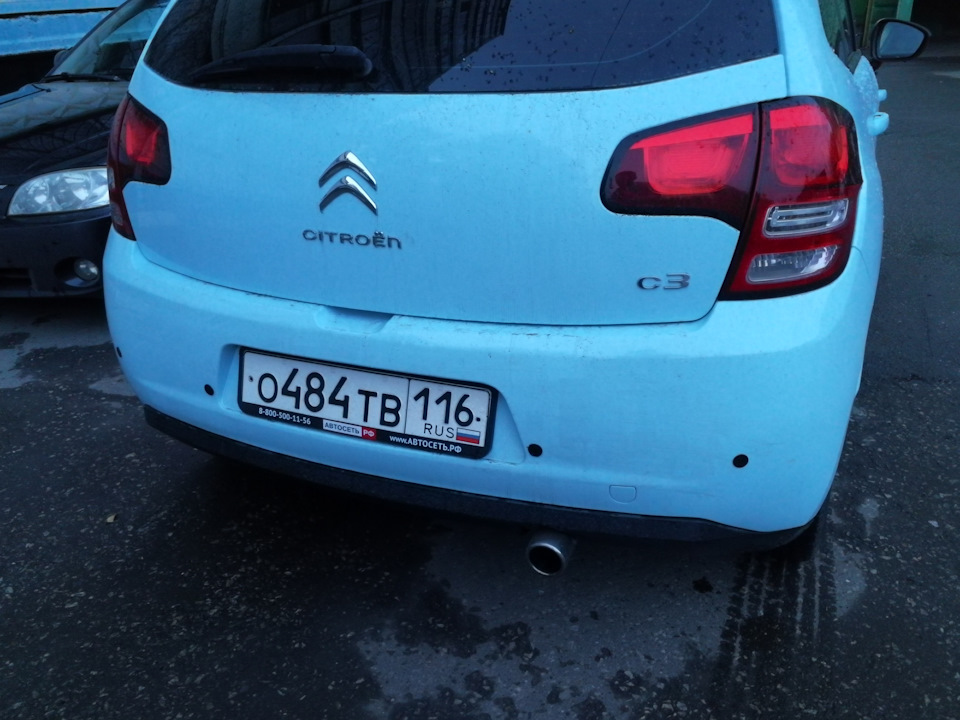 Парктроник sho-me — Citroen C3 (2G), 1,4 л, 2011 года | аксессуары | DRIVE2