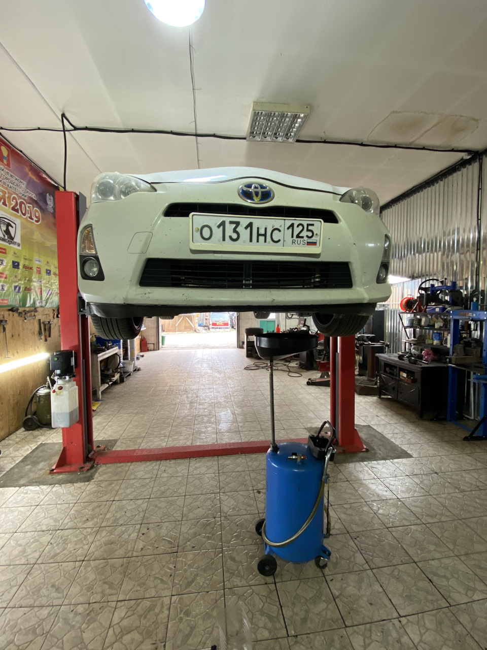 Замена масла в автомате, чистка заслонки и системы EGR — Toyota Aqua, 1 ...