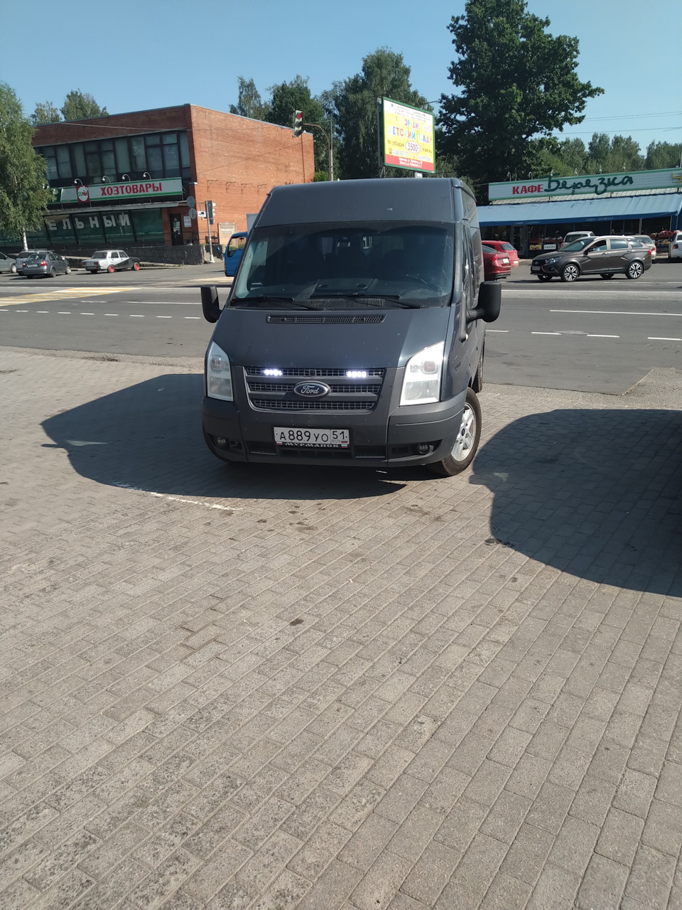 Ходовые огни и led ПТФ — Ford Transit (7G), 2,2 л, 2011 года | тюнинг ...