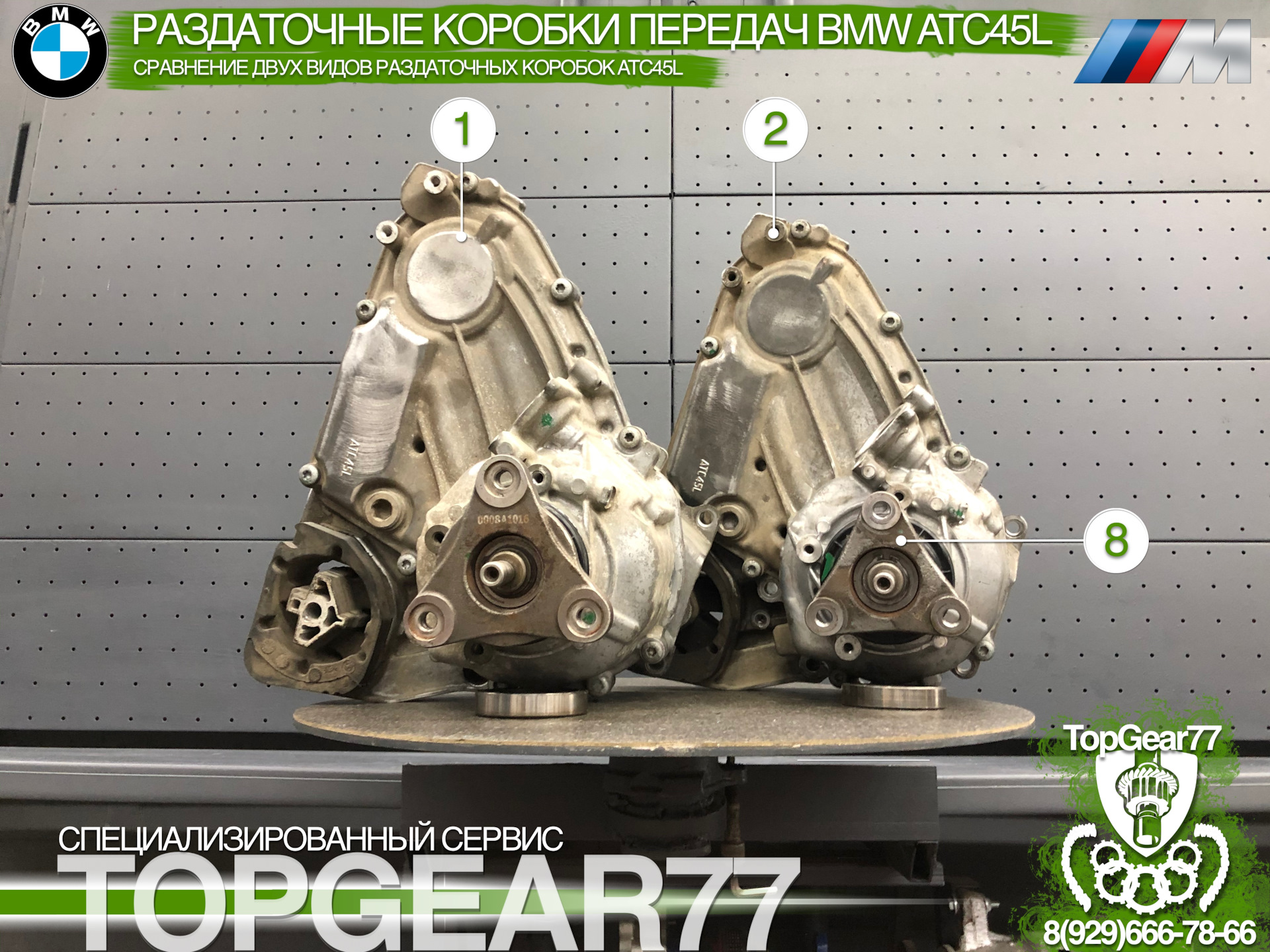 Типы раздаточной коробки