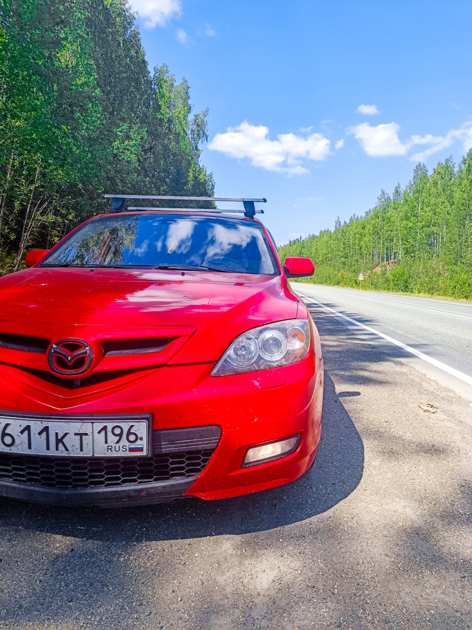 Трасса Нижний Тагил -Екатеринбург — Mazda 3 (1G) BK