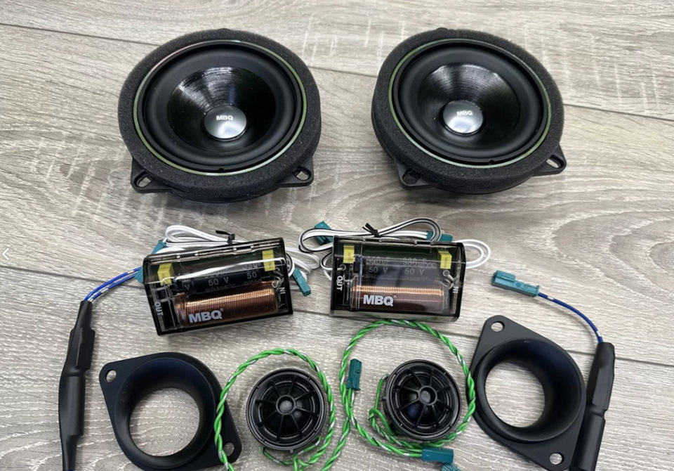 Китайская акустика в немецкое авто. BMW F30 на компонентах MBQ M40 + EZ ...