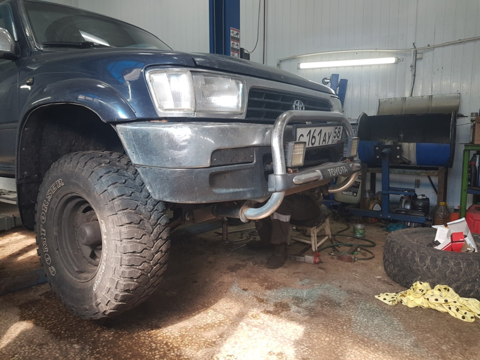 Замена внутреннего трипоидного шруса и стоек стабилизатора — Toyota ...