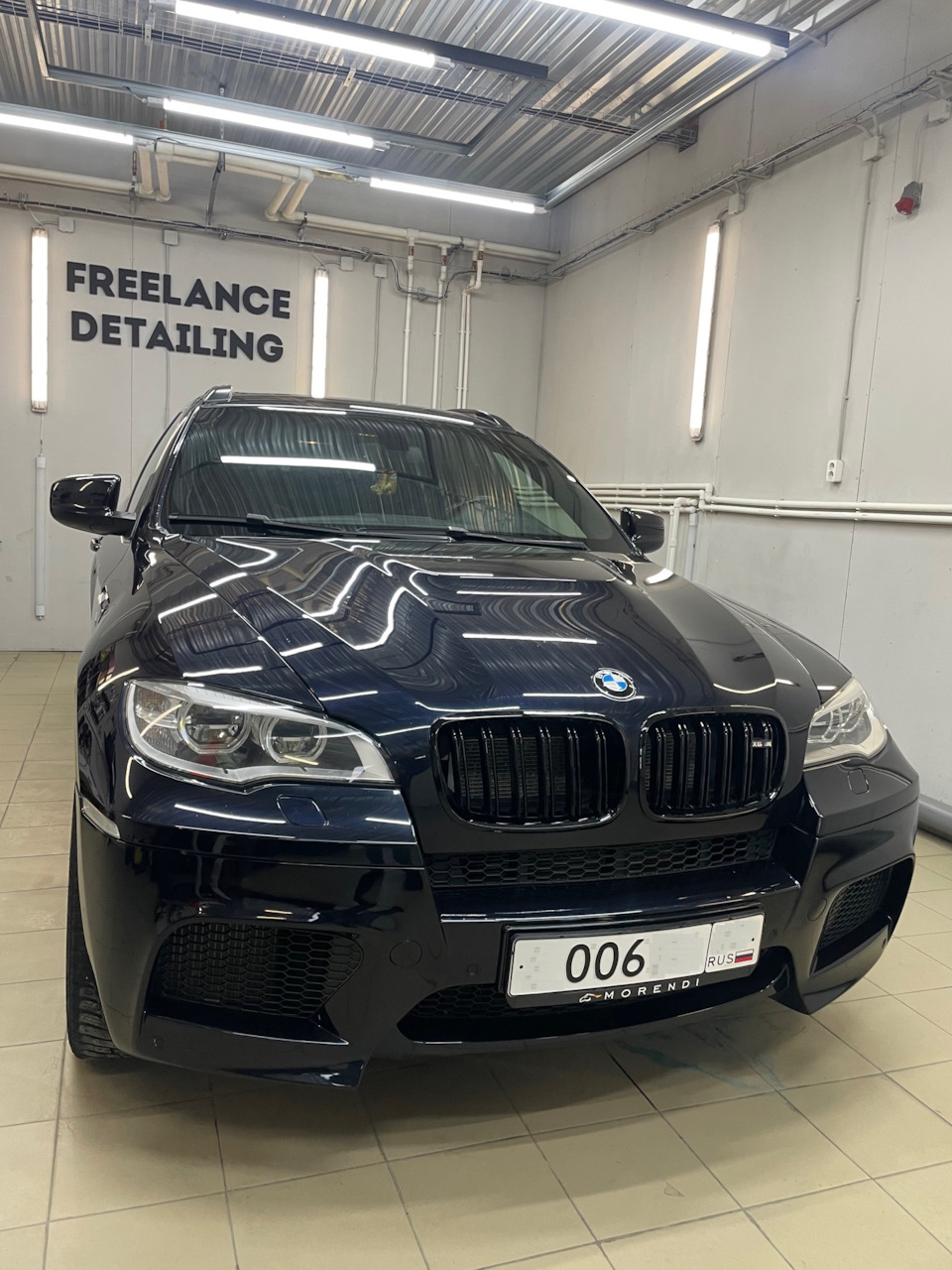 Полировка и керамика перед зимой, тонировка — BMW X6 M, 4,4 л, 2013 ...