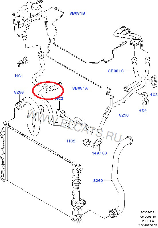 Схема системы охлаждения форд фокус 2 рестайлинг - 87 фото