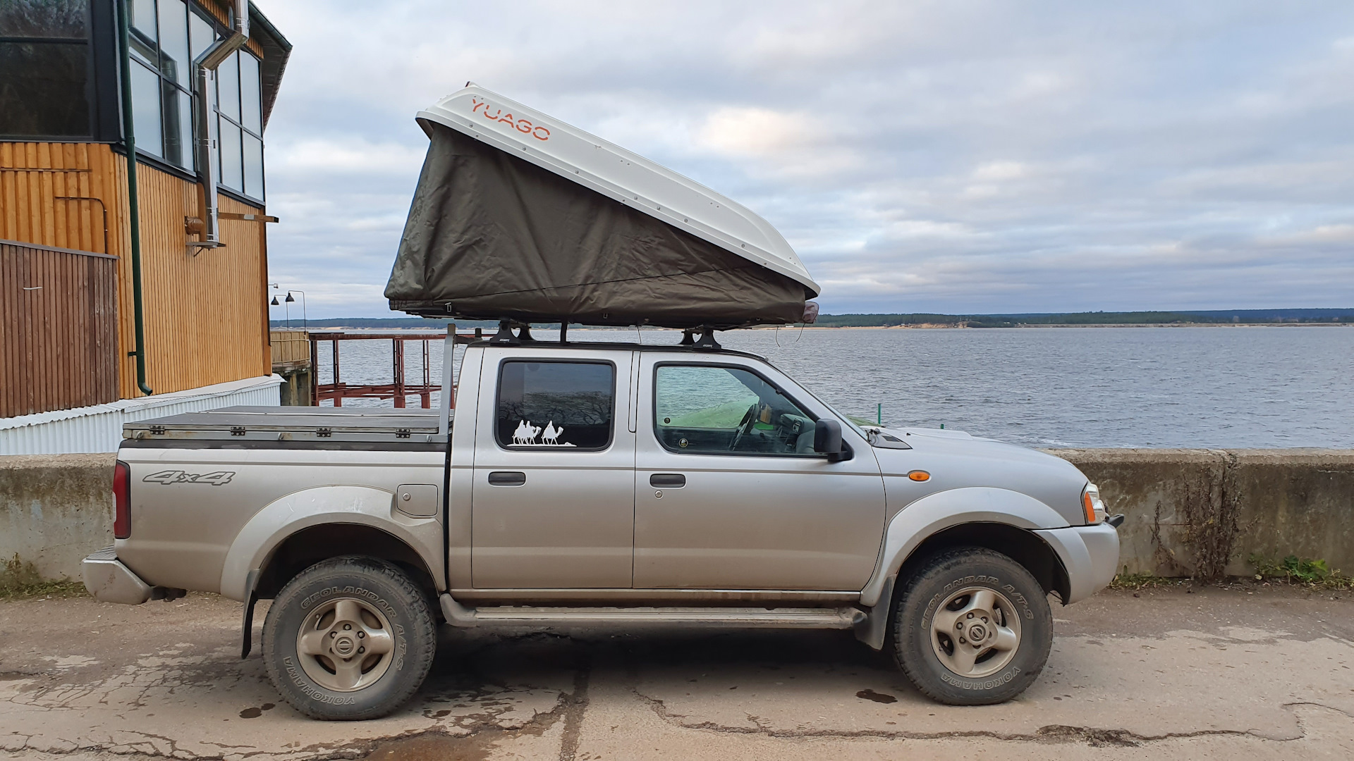 Nissan np300 багажник на крышу