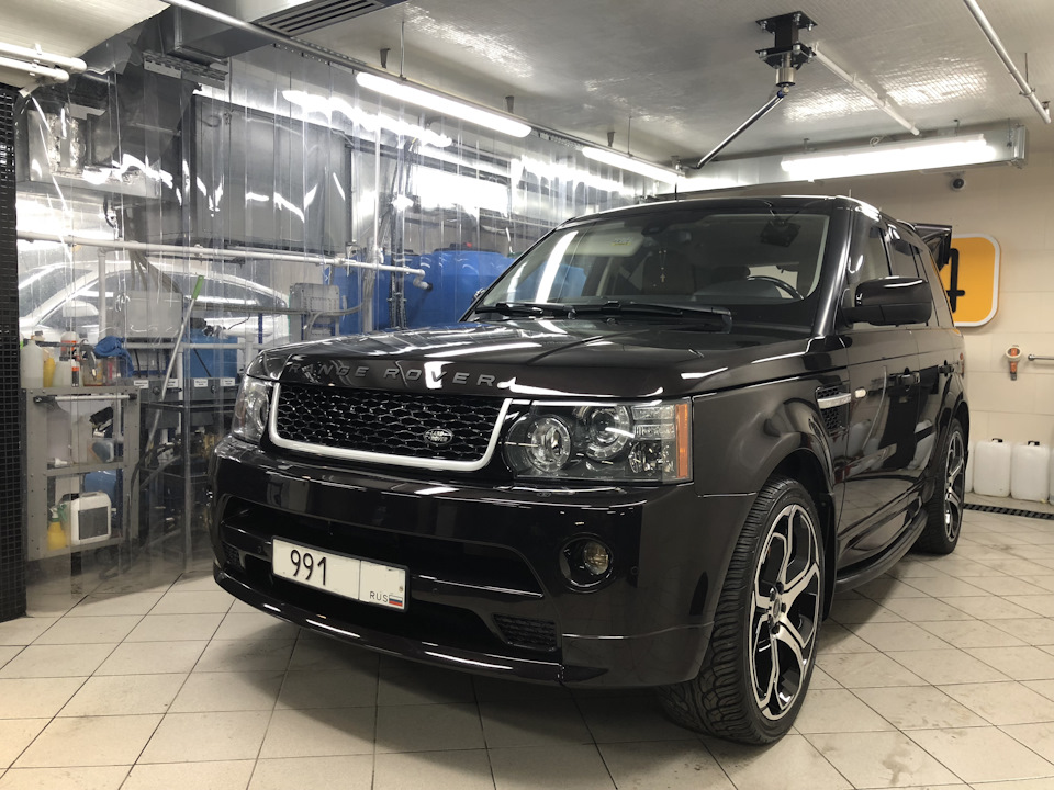 Полировка и 9H Pro — Land Rover Range Rover Sport (1G), 3 л, 2010 года ...