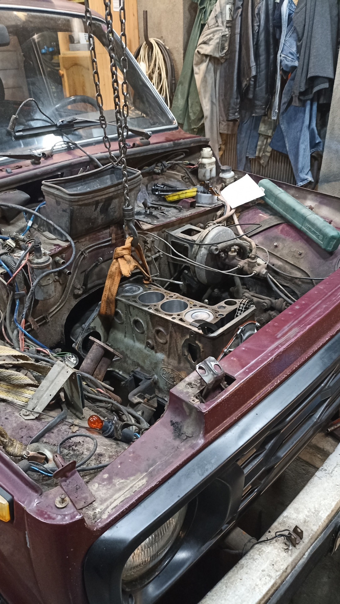 Замена подшипника первичного вала Нива — Lada 4x4 3D, 1,7 л, 2001 года ...