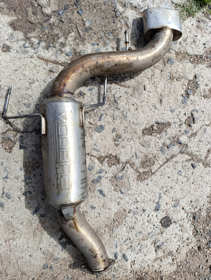 Задняя банка COBRA на Opel Astra H OPC, Opel Astra H GTC. Б/у | 200 $ в ...