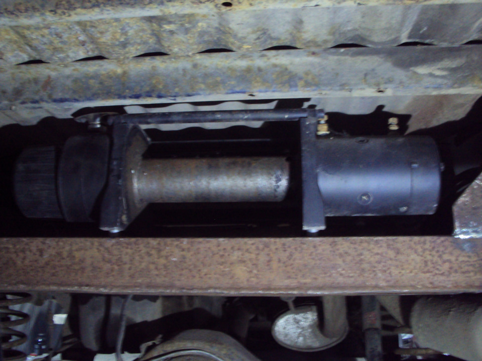 Установка лебедки.(в базу). Начало. — Mitsubishi L200 (3G), 2,5 л, 1999 ...